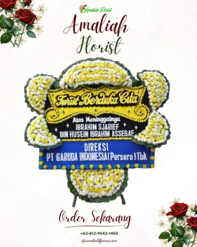 Papan Bunga Duka di Pondok Karya