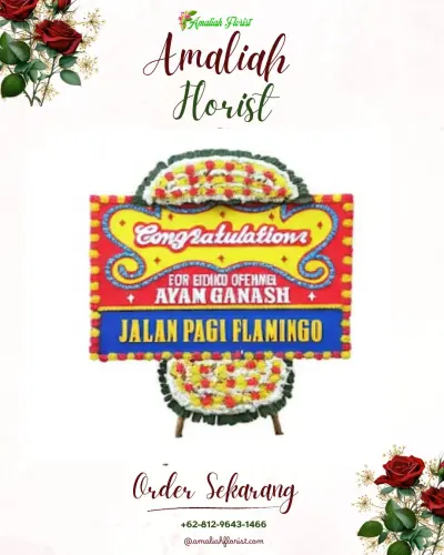 Bunga Papan Congratulation di Pondok Karya